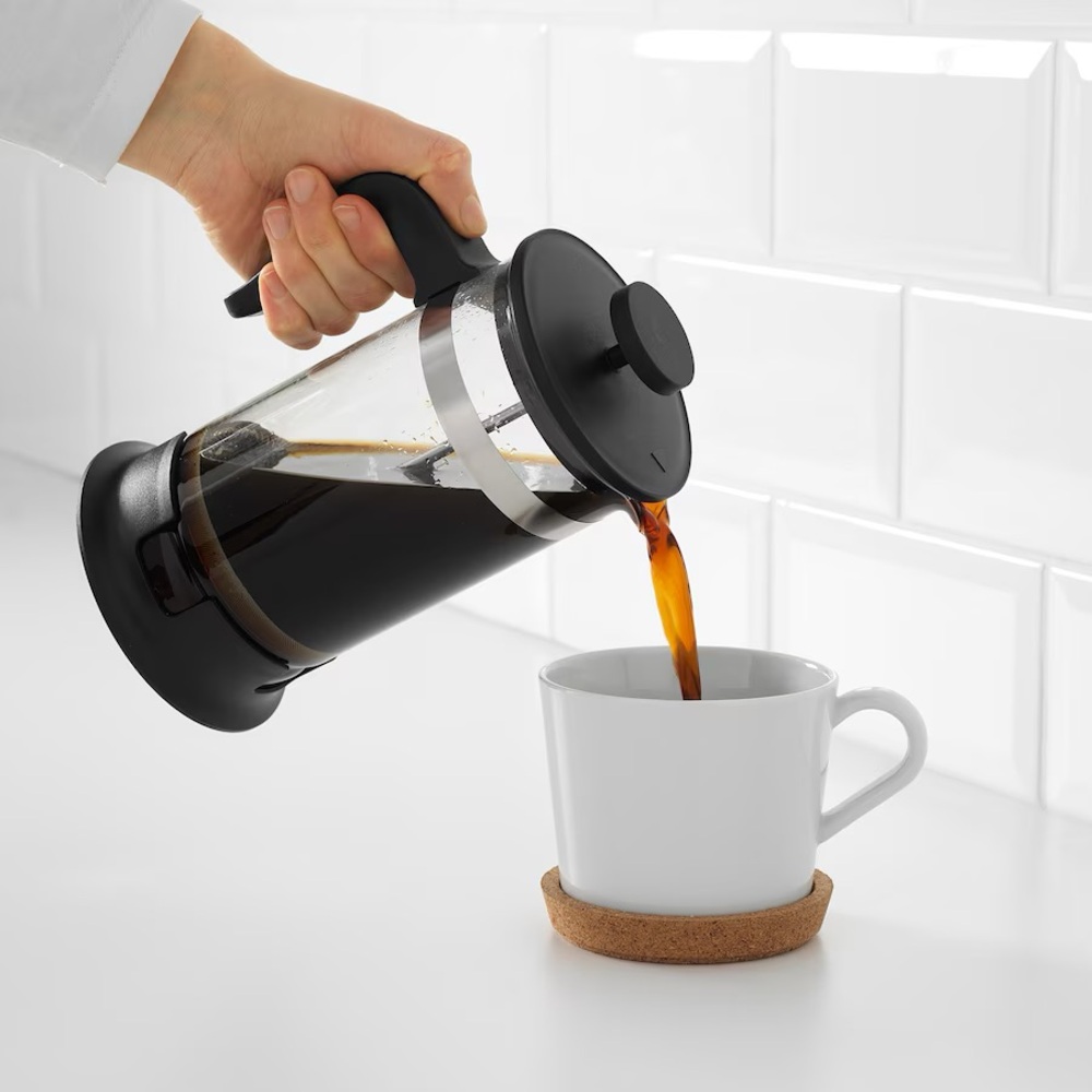 ☕️COFFEE☕️ French Press Coffee Maker Stainless Steel 34 oz NEW Tea Upphetta